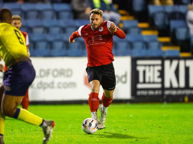 Action from Eastbourne Borough's draw at Farnborough