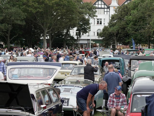 A huge number of classic cars were on show at Steyne Gardens during the Lions Summer Festival