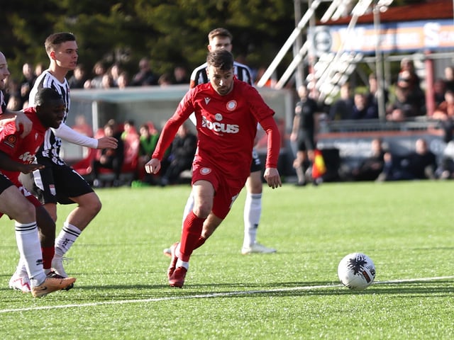 Worthing take on Bath City in front of the TNT Sports cameras at Woodside Road