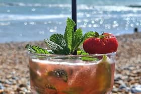 Goat Ledge is now offering strawberry mojito cocktails