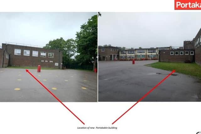 New classrooms for Eastbourne school (photo from Eastbourne BC)