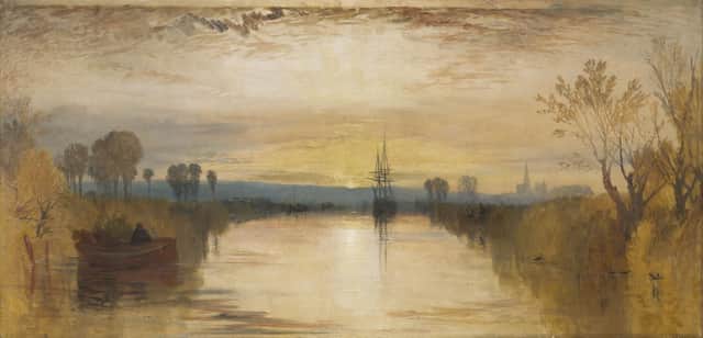 Joseph Mallord William Turner: Chichester Canal c1828, oil paint on canvas, Tate