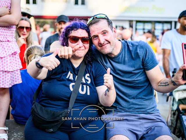 Crowds rammed Horsham town centre to hear a plethora of K-pop hits on Friday.