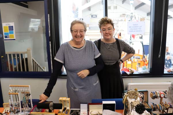 RNLI Jewellery sale at Hastings Lifeboat House. Photo Kevin Boorman
