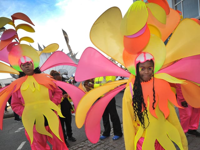 Hastings Storytelling Festival 2024 parade on October 27.