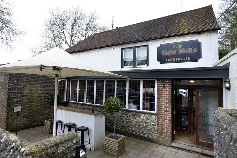 The Eight Bells, situated in the South Downs National Park, won a TripAdvisor Traveller's Choice award in 2023. It has an average review of 4.5 from more than 300 reviews. One customer said: "The food was incredible to say the least! The food is classic pub food but elevated with some fantastic twists. This pub is by far the best pub in Sussex definitely worth a visit if you have not been."