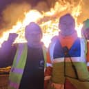 From left: Littlehampton Bonfire Society treasurer Sarah Roberts, chairman Barry Bastable and vice chair Will Humphrey