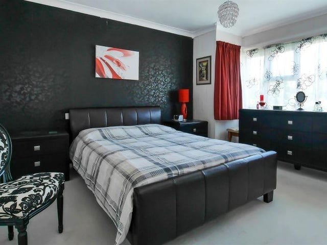 There are four well-proportioned bedrooms, three with fitted wardrobes