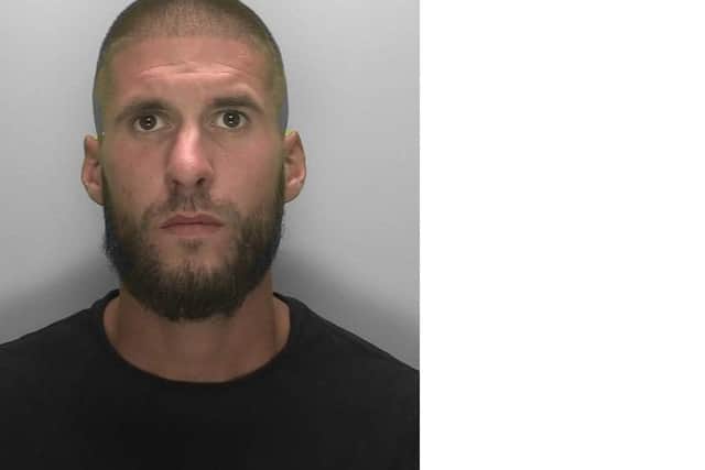 Wanted: Bradley Moynes (photo from Sussex Police)