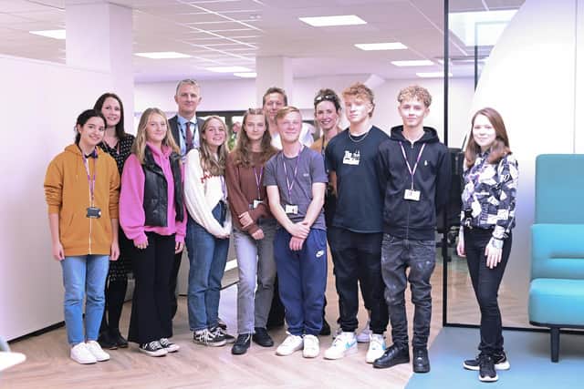 Collyer's students invited to Real's offices in Piries Place