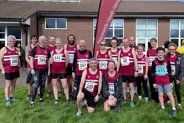 Harriers at the Lewes 10k