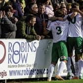 The Rocks players celebrate with the home fans as Concord are beaten | Picture: Tommy McMillan