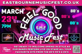 Eastbourne Feel-Good Music Fest Is Coming Up In Eastbourne On March 23rd at 7pm