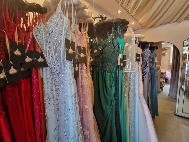 Carolyn Keyes, dress boutique, in Worthing dresses hundreds of girls for prom each year