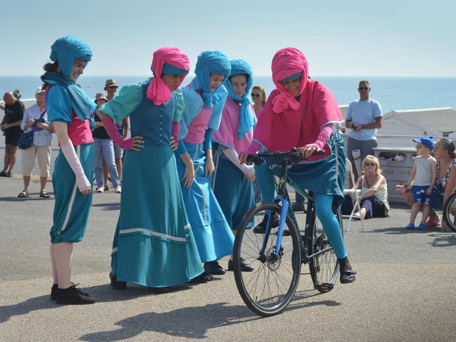 Sussex Blazing Saddles perform in Bexhill on Sunday September 10 2023.