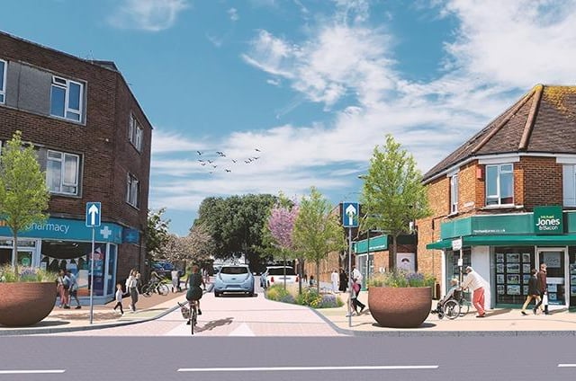 Penstone Park - proposed layout and current layout