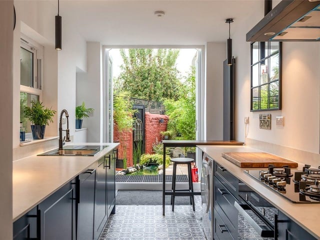 This end-of-terrace house in Worthing town centre has been completely refurbished - with no expense spared. It is on the market with Michael Jones Estate Agents and offers over £440,000 are invited.