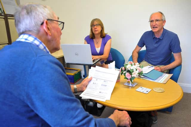 Horsham Debt Advice Service group. Pic S Robards SR2205201