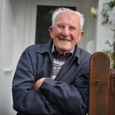 Ken Munday pictured outside his home in Westfield, East Sussex, on October 29 2021. Pic Justin L