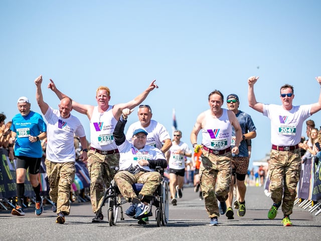 Images from a sun-baked Worthing 10k