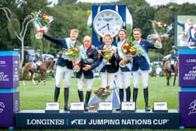 Britain won the home leg of the Longines FEI Jumping Nations Cup of Great Britain | Picture: Helen Cruden
