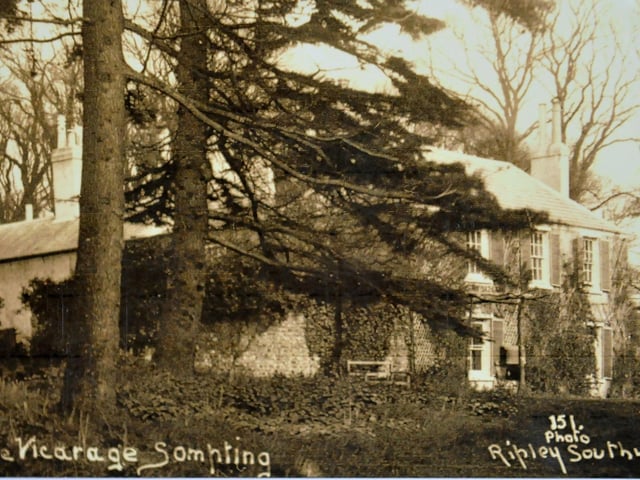 The vicarage built by Edward Baker in 1826