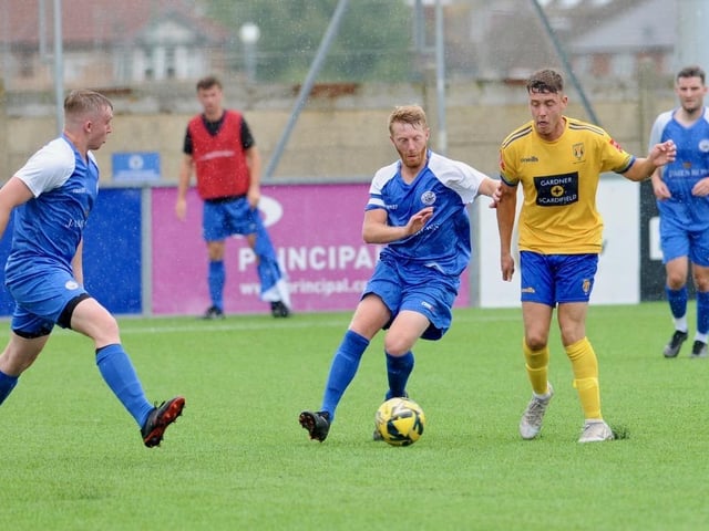 Lancing FC take on Shoreham FC in a pre-season friendly at Culver Road
