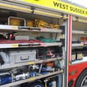 Firefighters have been called to a blaze at an industrial unit in a West Sussex village