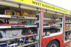 Firefighters have been called to a blaze at an industrial unit in a West Sussex village