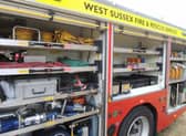 Firefighters have been called to a blaze at an industrial unit in a West Sussex village