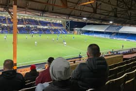 Watching at Peterborough United. Picture:  Steve Herbert