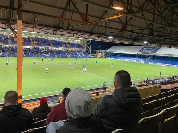 Watching at Peterborough United. Picture:  Steve Herbert