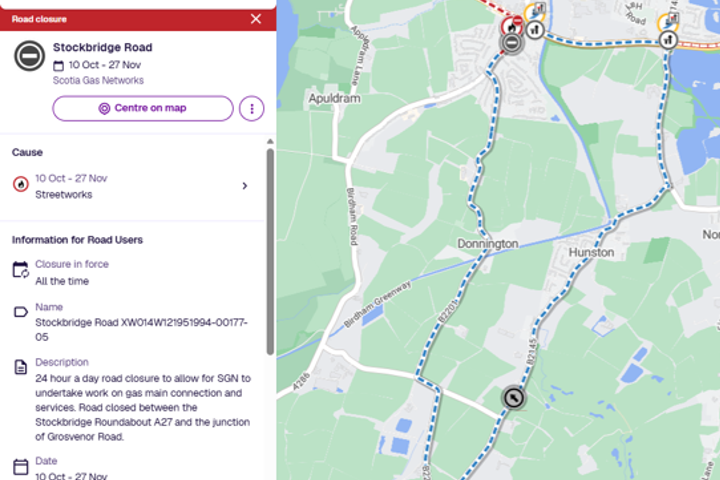 Chichester road closure: SGN and council respond to lengthy delays as ...