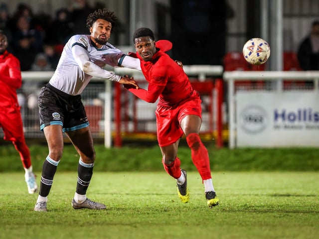 Action from Eastbourne Borough's brilliant 5-2 win away at Dover Athletic in the National League South