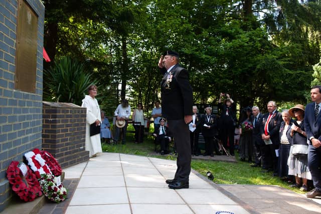 Memorial in Netherfield for the Polish crew who died in a Vickers Wellington bomber from the 304 Polish Squadron in WW2. Photo by Frank Copper.