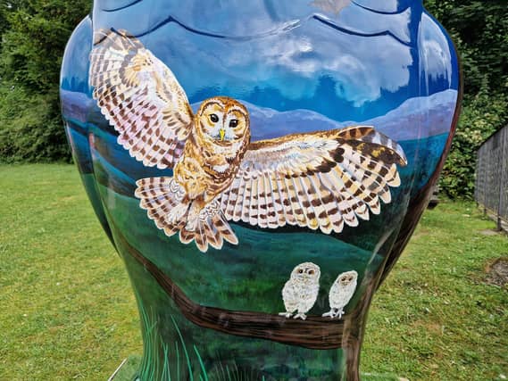 Colourful owls have flown into Arundel as part of the Wild in Art event The Big Hoot trail, raising money for Chestnut Tree House.