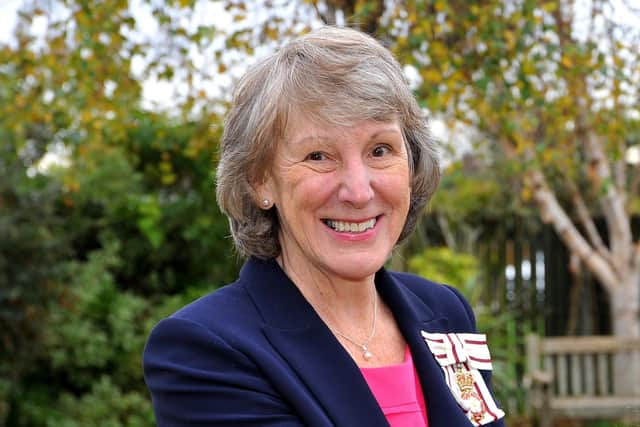 HM Lord Lieutenant of West Sussex, Mrs Susan Pyper. Pic S Robards SR2111242