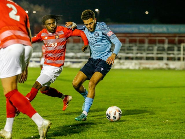 Action from Eastbourne Borough's superb 2-0 National League South win away to leaders Ebbsfleet