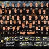 The massed ranks of the KBF Martial Arts Academy