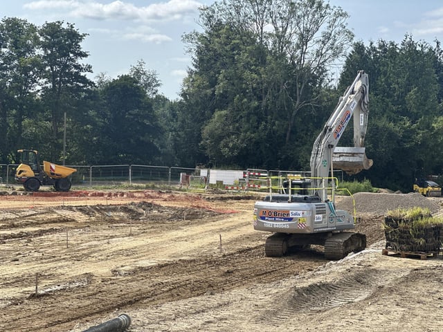 Diggers set to work on the new wetlands