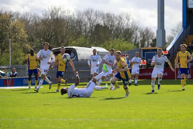 Action from Mansfield Town v Crawley Town.  Photo credit Chris & Jeanette Holloway / The Bigger Picture.media