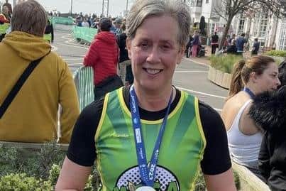 Marie Carey at the Worthing 10k