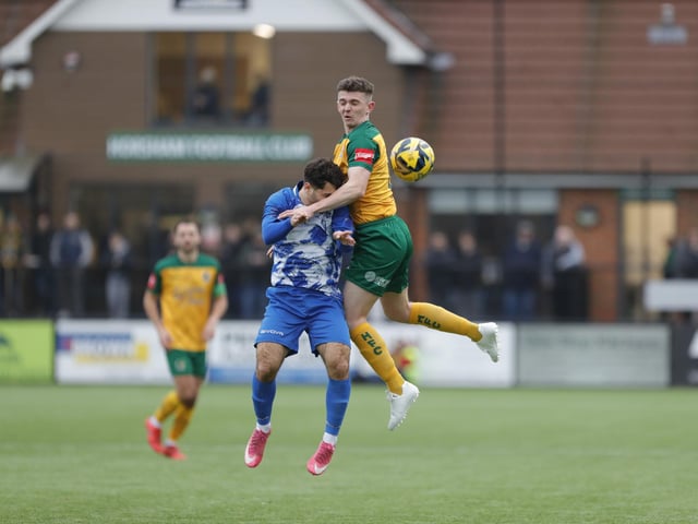 Isthmian Premier action from Horsham's dramatic home win over Wingate & Finchley on Saturday