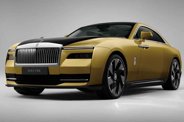 Revealed: Rolls-Royce Motor Cars - whose Home is at Goodwood, Chichester, West Sussex - reveals its new all-electric car Spectre.