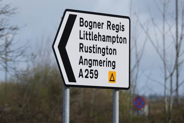 A spokesperson for West Sussex County Council said: “We are aware of the spelling mistake on the sign and it will be corrected in due course.” Photo: Eddie Mitchell