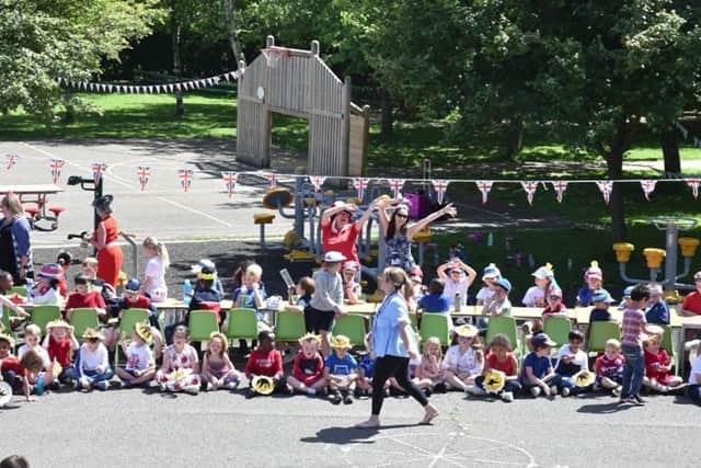 St Margaret's school in Ifield produced a special video for the Queen's Jubilee