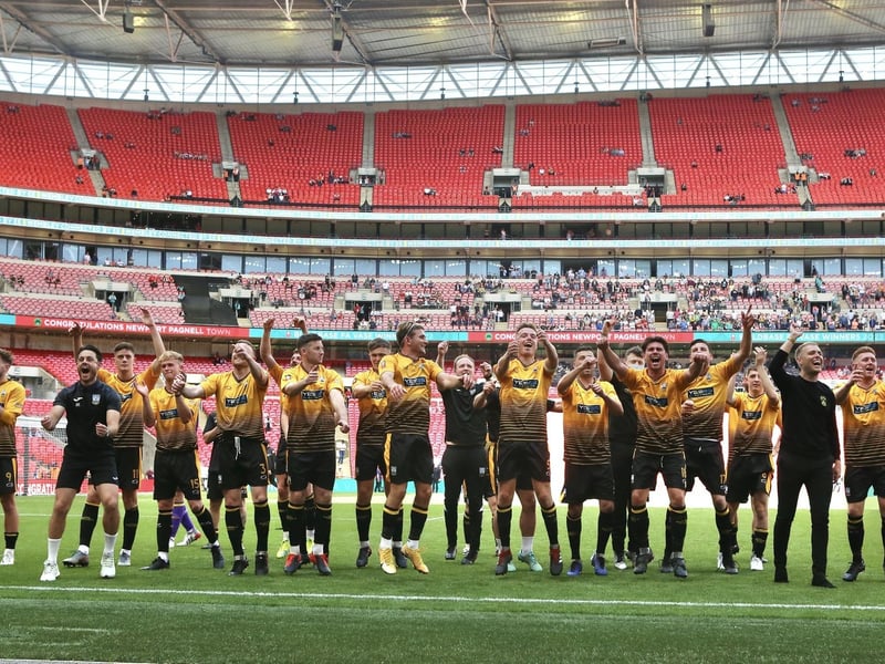 Littlehampton Town at Wembley for the 2022 FA Vase final