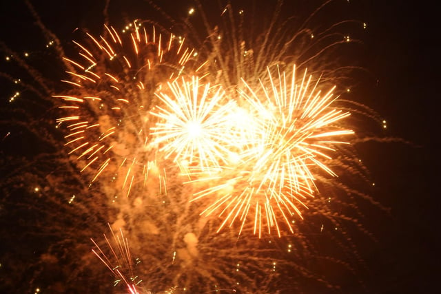 Explosions of colour lit up the sky as thousands of spectators watched on at the Selsey Fireworks in October 2011. The funfair was huge and a charity marquee hosted many local organisations.