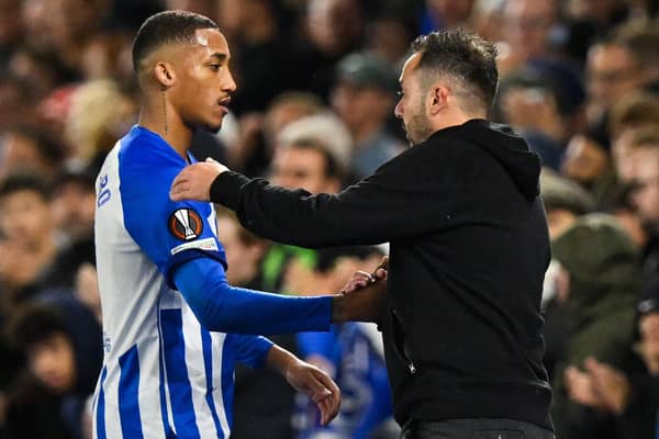 Joao Pedro has thrived for Brighton under Roberto De Zerbi. (Photo by GLYN KIRK/AFP via Getty Images)