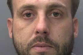Surrey Police are appealing for help to find 34-year-old George Bond from Bromley, who is wanted in connection with breach of bail. Picture courtesy of Surrey Police